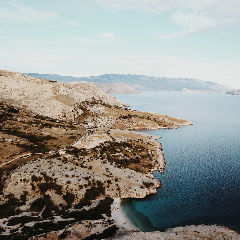 Beach In February Croatia